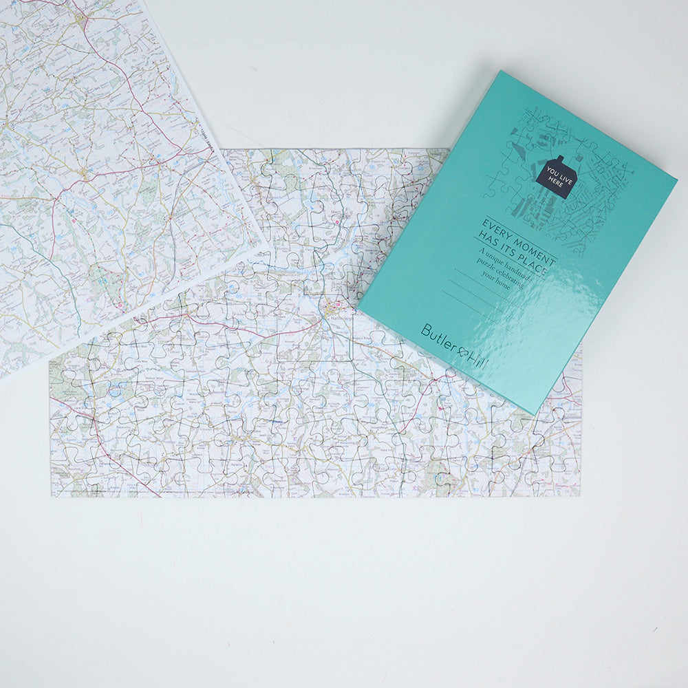 Hometown Personalised UK Map Jigsaw Puzzle