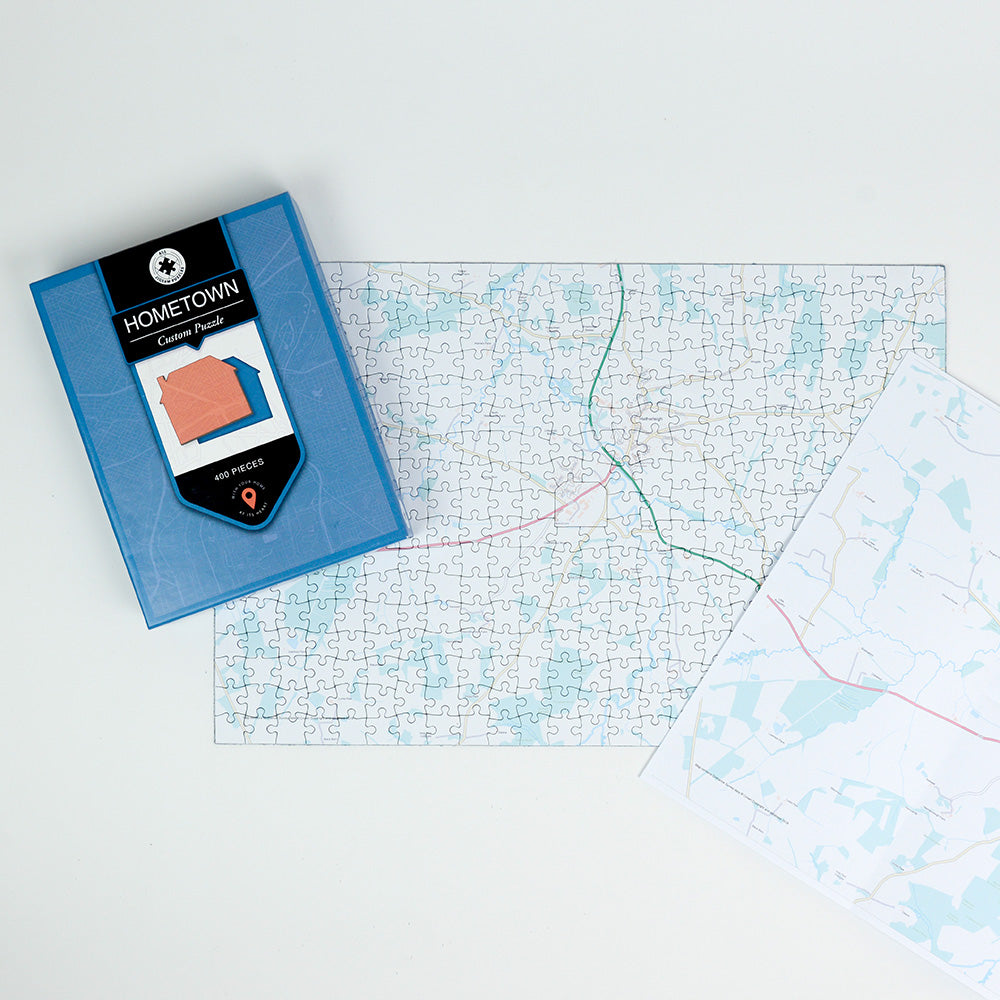 Hometown Personalised UK Map Jigsaw Puzzle