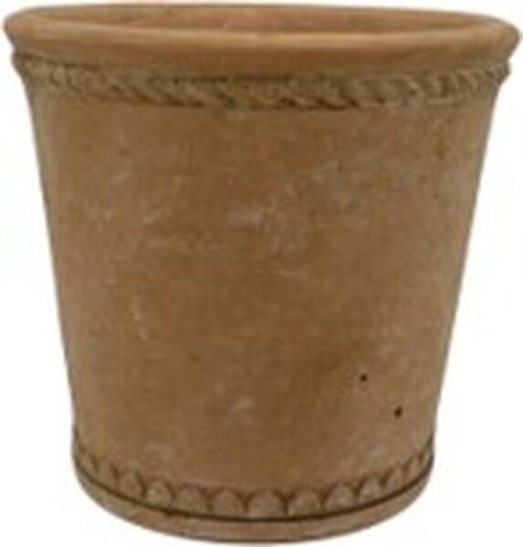 Terracotta Tapered Cement Pot D17cm x H16cm