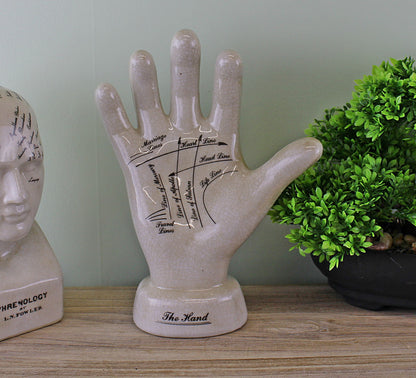 Ceramic Palmistry Hand 24cm