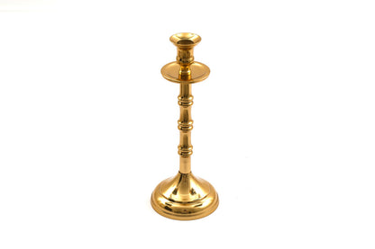 Brass Metal Dinner Candlestick 27cm