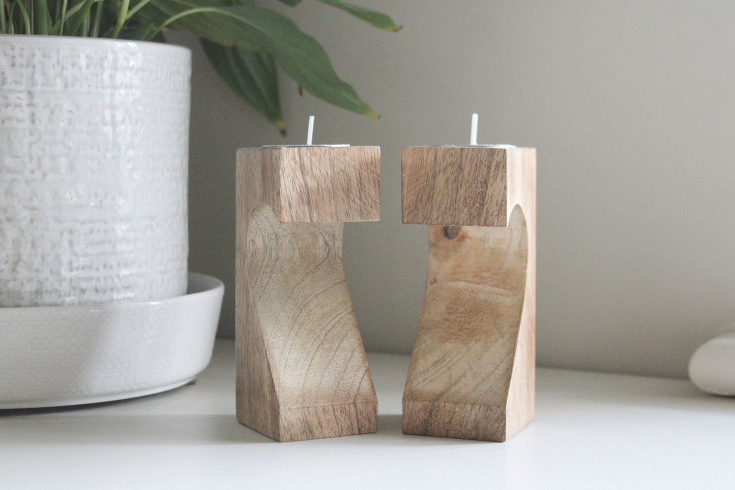 Cut-Out Heart Tealight Holders