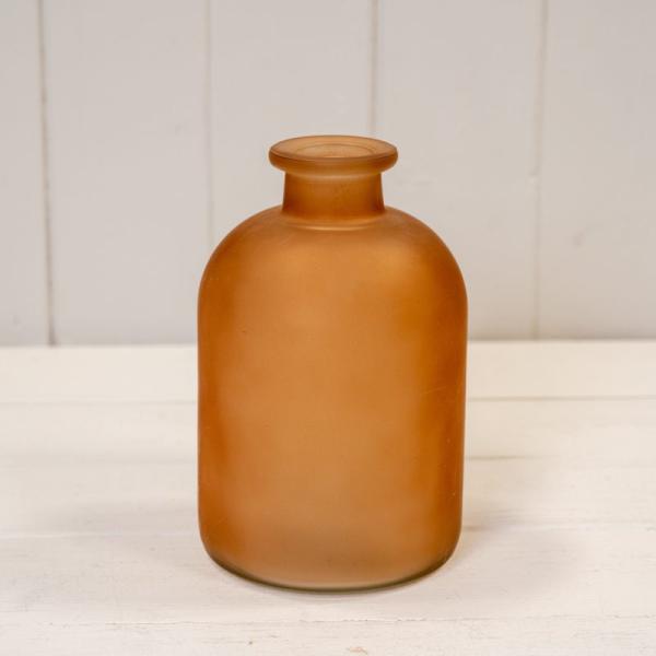 Matt Cognac Glass Bottle D11 x H17.3cm CL