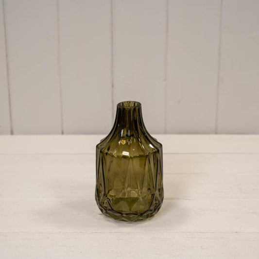 Olive Green Glass Bottle
