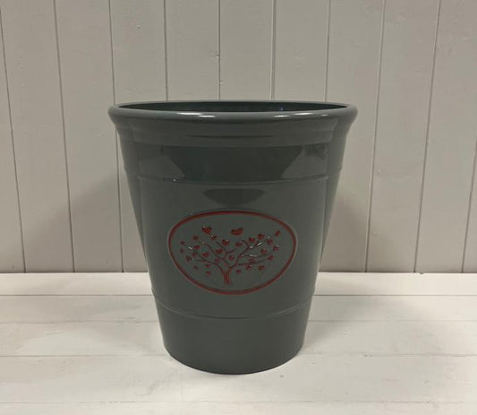 Grey Round Love Heart Tree Recycled Plastic Planter 13LTR