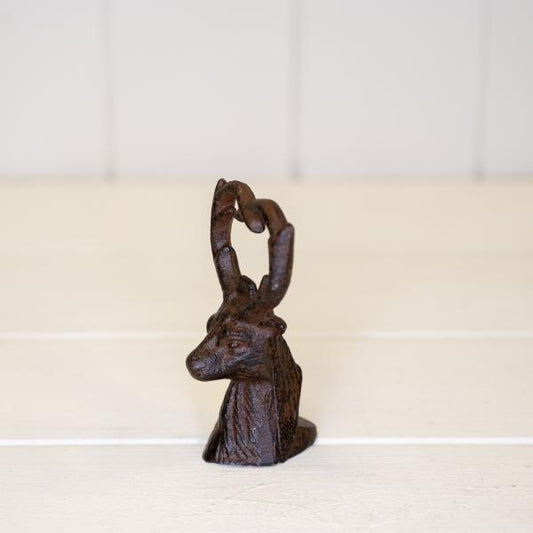 Cast Iron Stag Bottle Opener H9 X L 4.5 cm