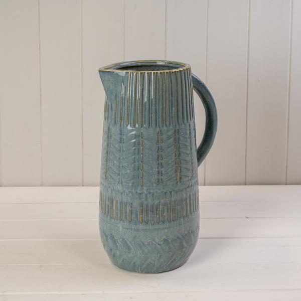 Blue Ceramic Jug