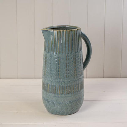 Blue Ceramic Jug