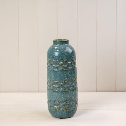 Blue Ceramic Vase