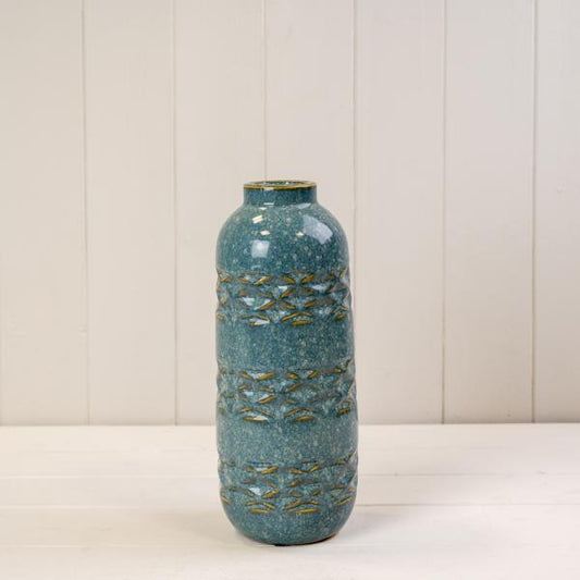 Blue Ceramic Vase