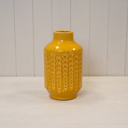 Yellow Ceramic Vase