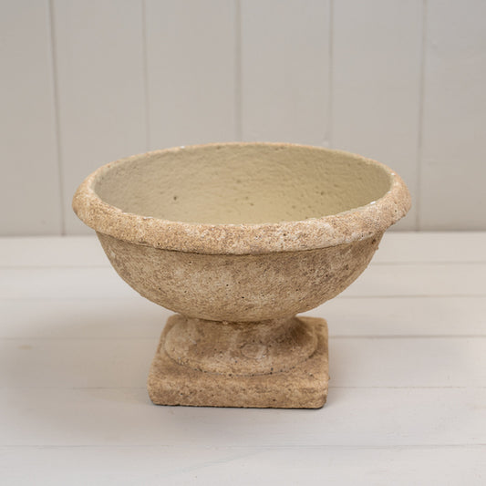 Urn Clay Cement Pot TD23xH14.5cm  Weight-2224g