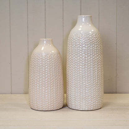 White Ceramic Vase