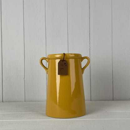 Burnt Yellow "For You" Vase